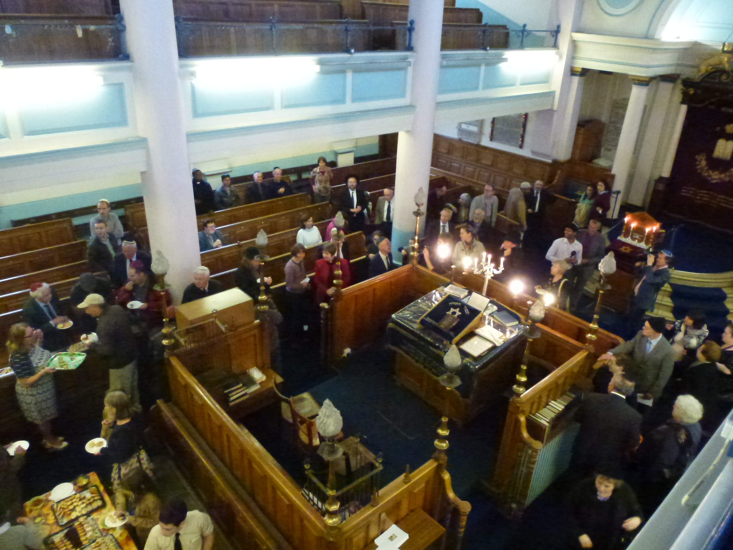 Members and friends celebrating Nelson Street's 90th anniversary