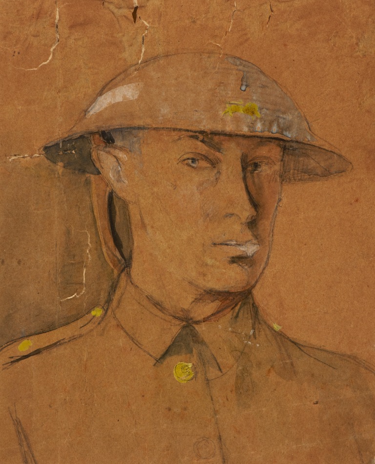 Isaac Rosenberg self portrait  Ben Uri, The London Jewish Museum of Art.
