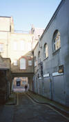 Vine Court Synagogue on right looking towards Whitechapel High Street